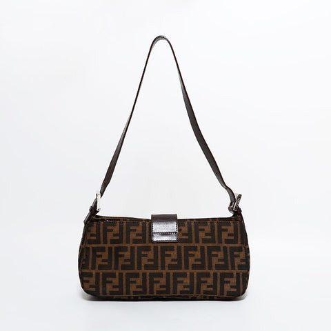 フェンディ FENDI マンマ キャンバス ズッカ ショルダーバッグ