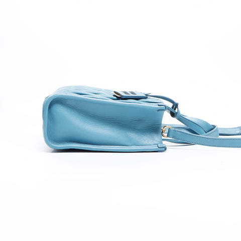 ミュウ ミュウ Miu Miu マテラッセ 2way ショルダーバッグ ブルー