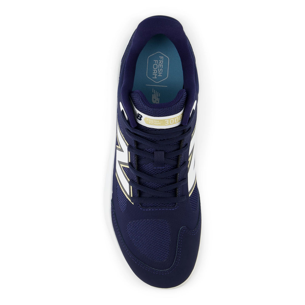 New Balance 3000v7 Navy with White Turf Trainer | Nutmeg Sporting