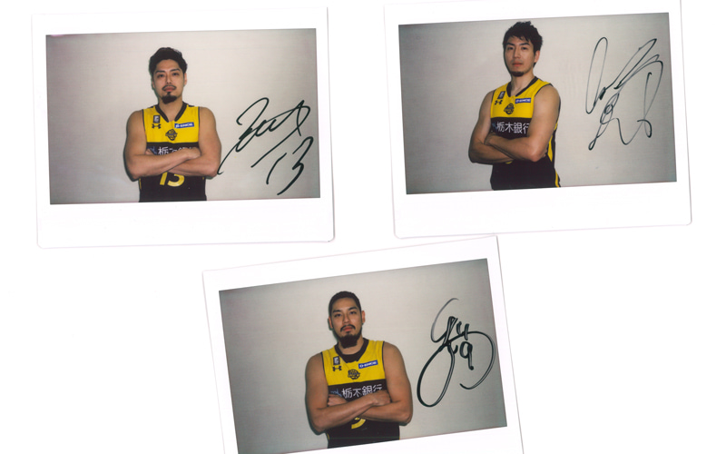 Oggi2月号登場！ 宇都宮ブレックス3選手「サイン入りポラ」プレゼント