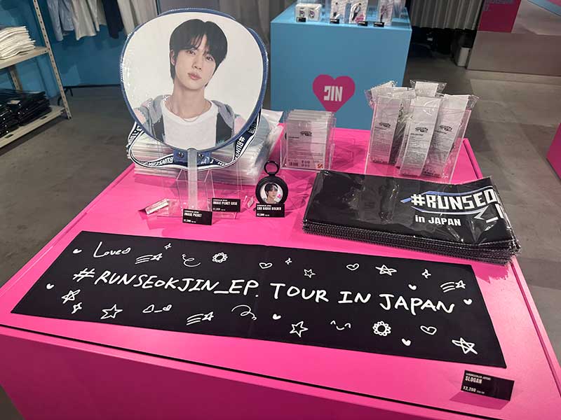JIN SIZE」が話題沸騰！ BTS JINさんのツアーを記念した
