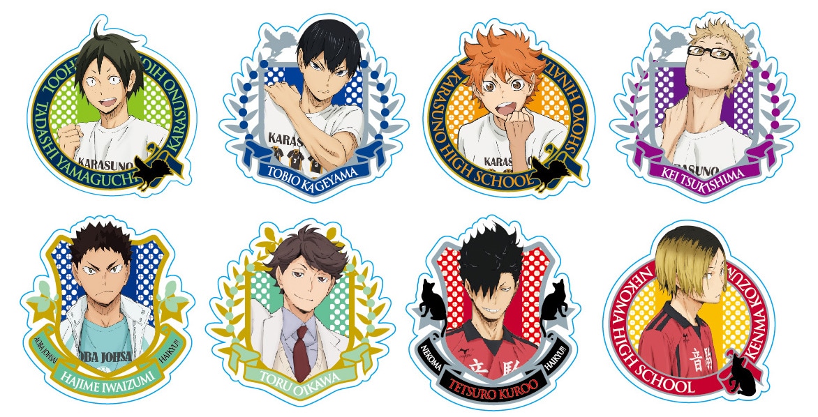 先行販売される、ハイキュー!!アクリルバッジコレクション 体験入部会