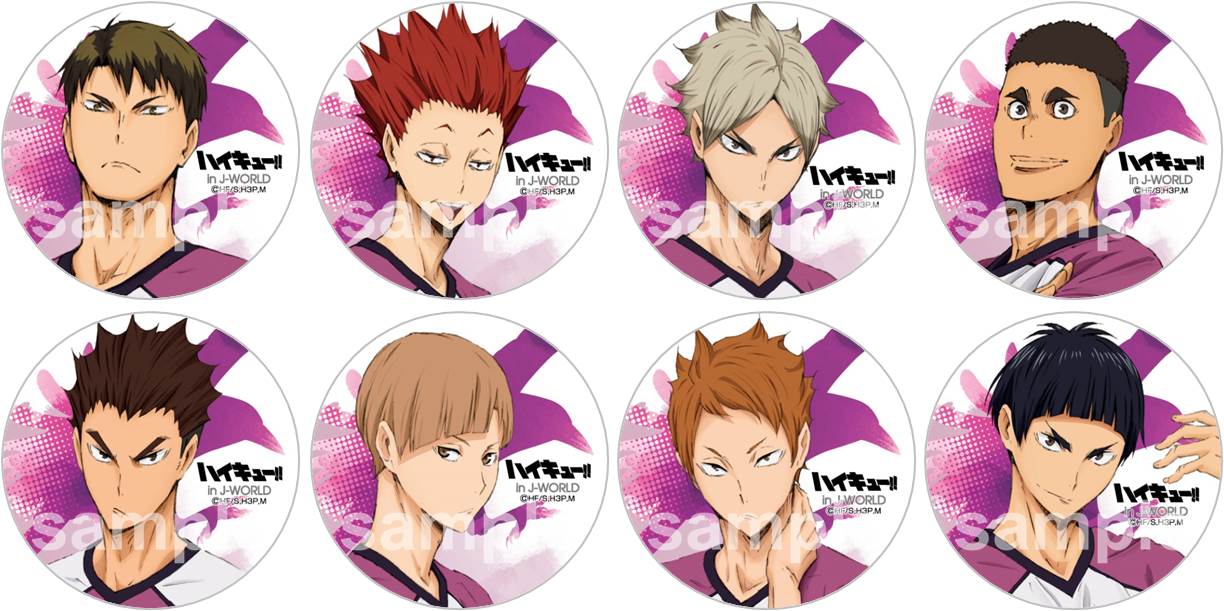 ハイキュー J-World TOKYO坂之下商店 宮城フェスホロ缶バッジ 縁下