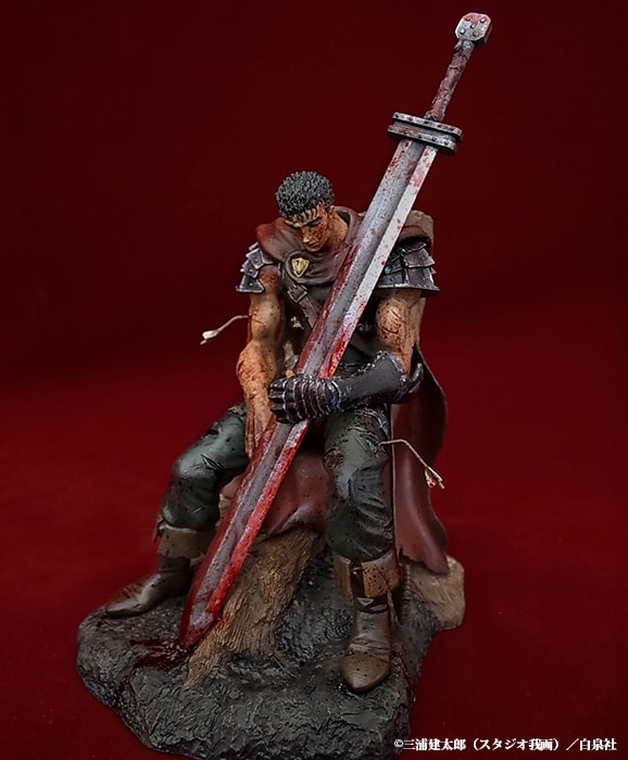 ベルセルク」迫力のガッツ百人斬りフィギュアが復刻、限定50体で販売