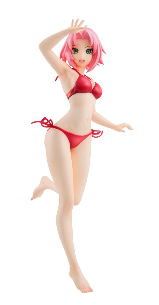 NARUTO」サクラがアニメEDで描かれたビキニ姿で立体化、印象的な麦わら