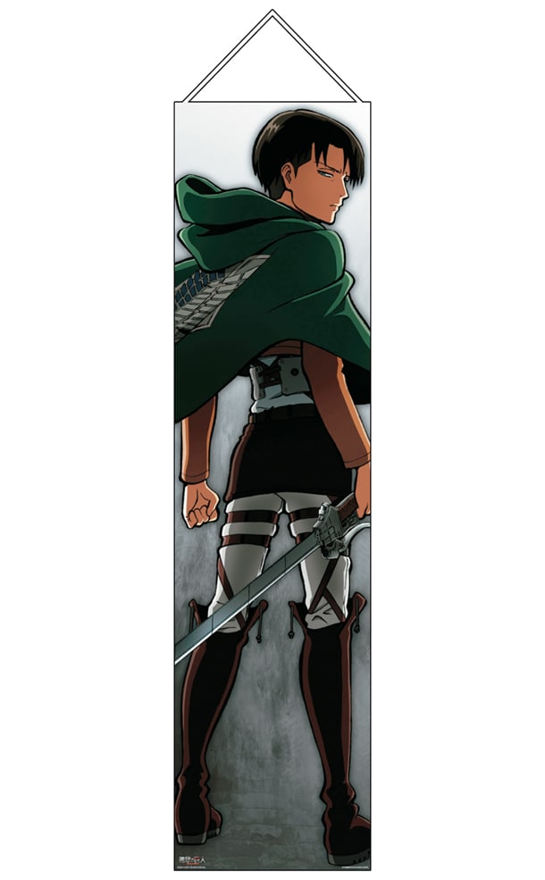 ダブルチャンスキャンペーン「リヴァイ等身大タペストリー」(c)諫山創