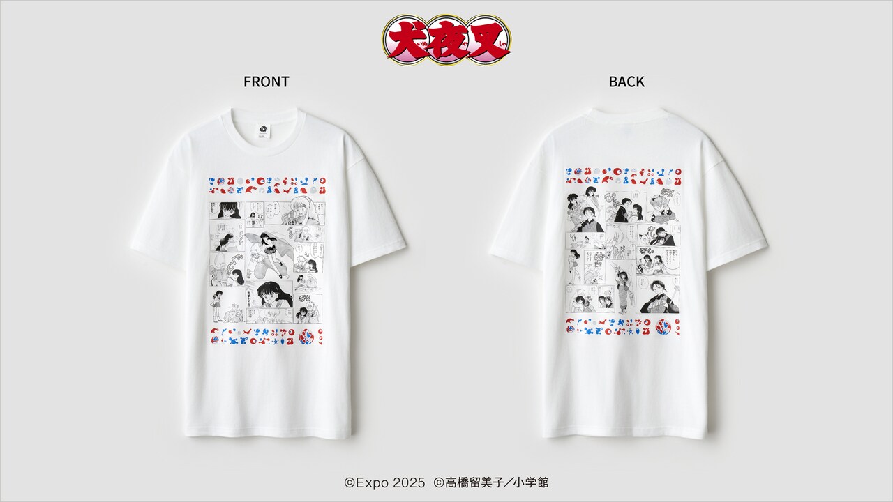 EXPO2025 『犬夜叉』両面プリントTシャツ」 ※画像はイメージ。実際の