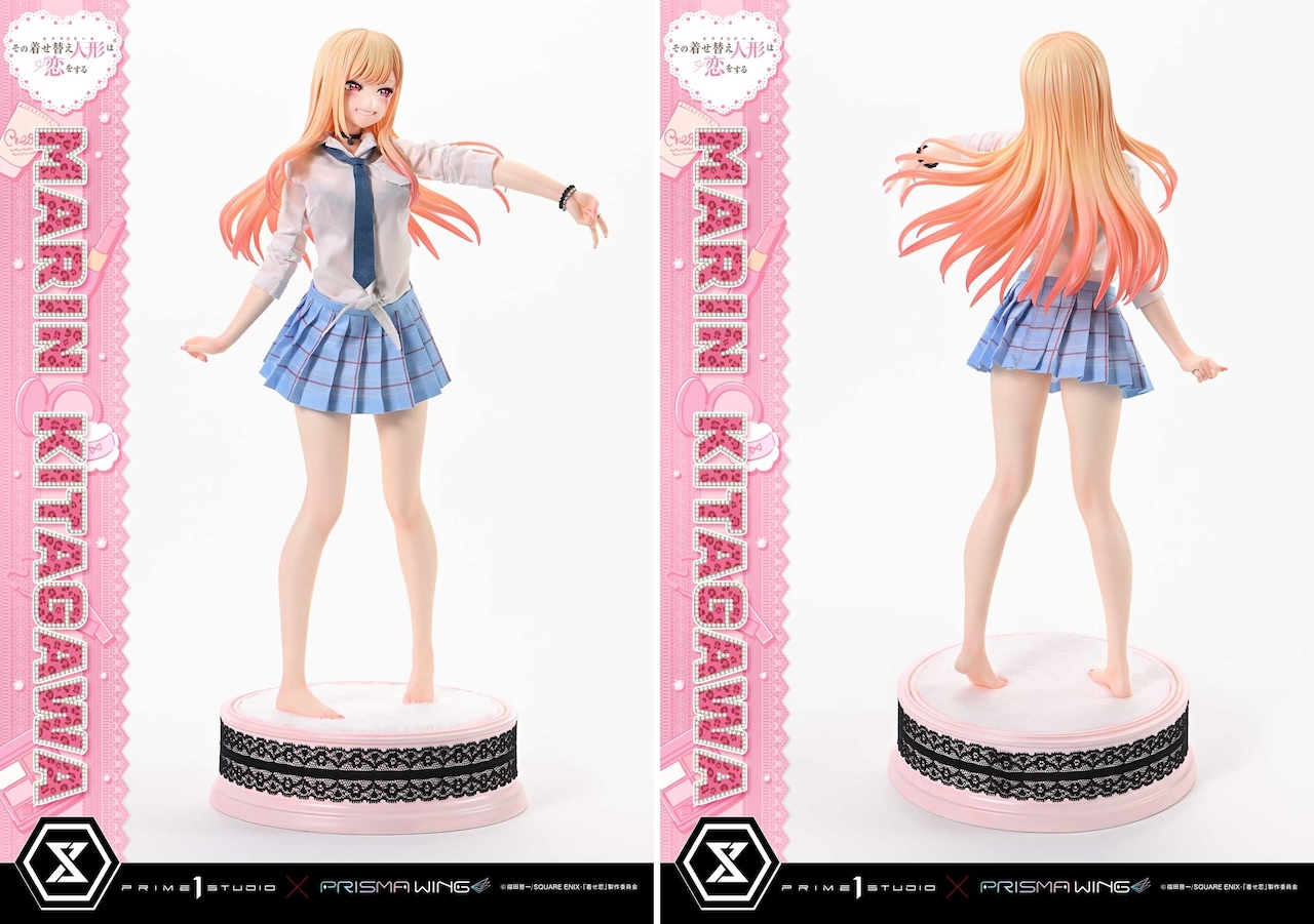 着せ恋」海夢の1/4スケールスタチュー、全高は47cm 制服姿と