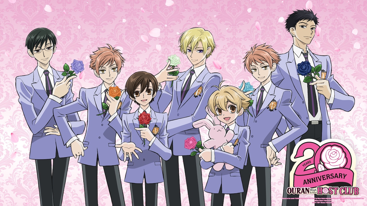 桜蘭高校ホスト部」アニメ放送20周年を記念した新規イラスト、Anime