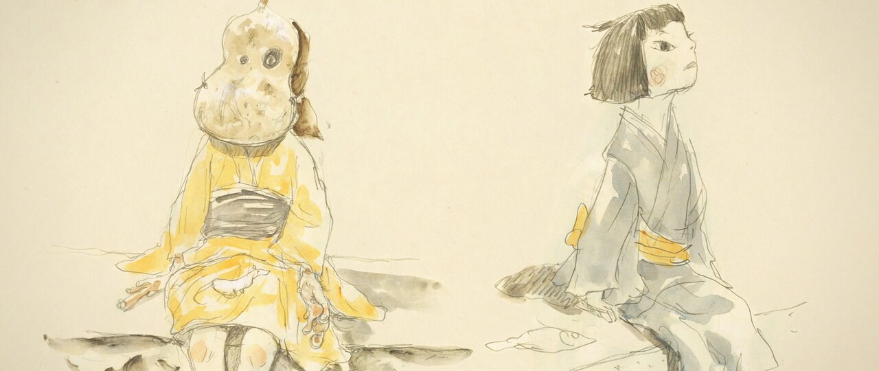 湯浅政明監督のアニメ映画「犬王」、松本大洋が描いたキャラ原案画を