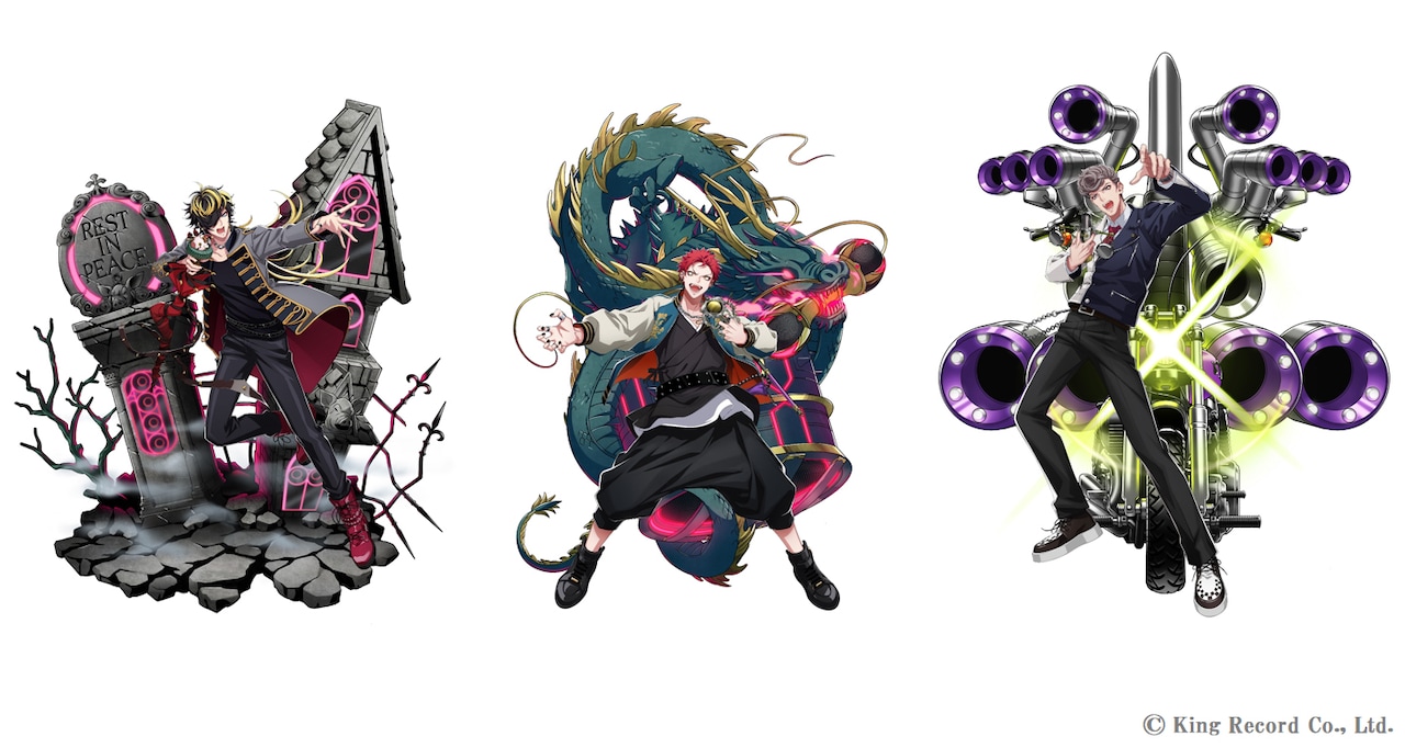 ヒプマイ」ナゴヤ・ディビジョン“Bad Ass Temple”新イラスト、誕生1年