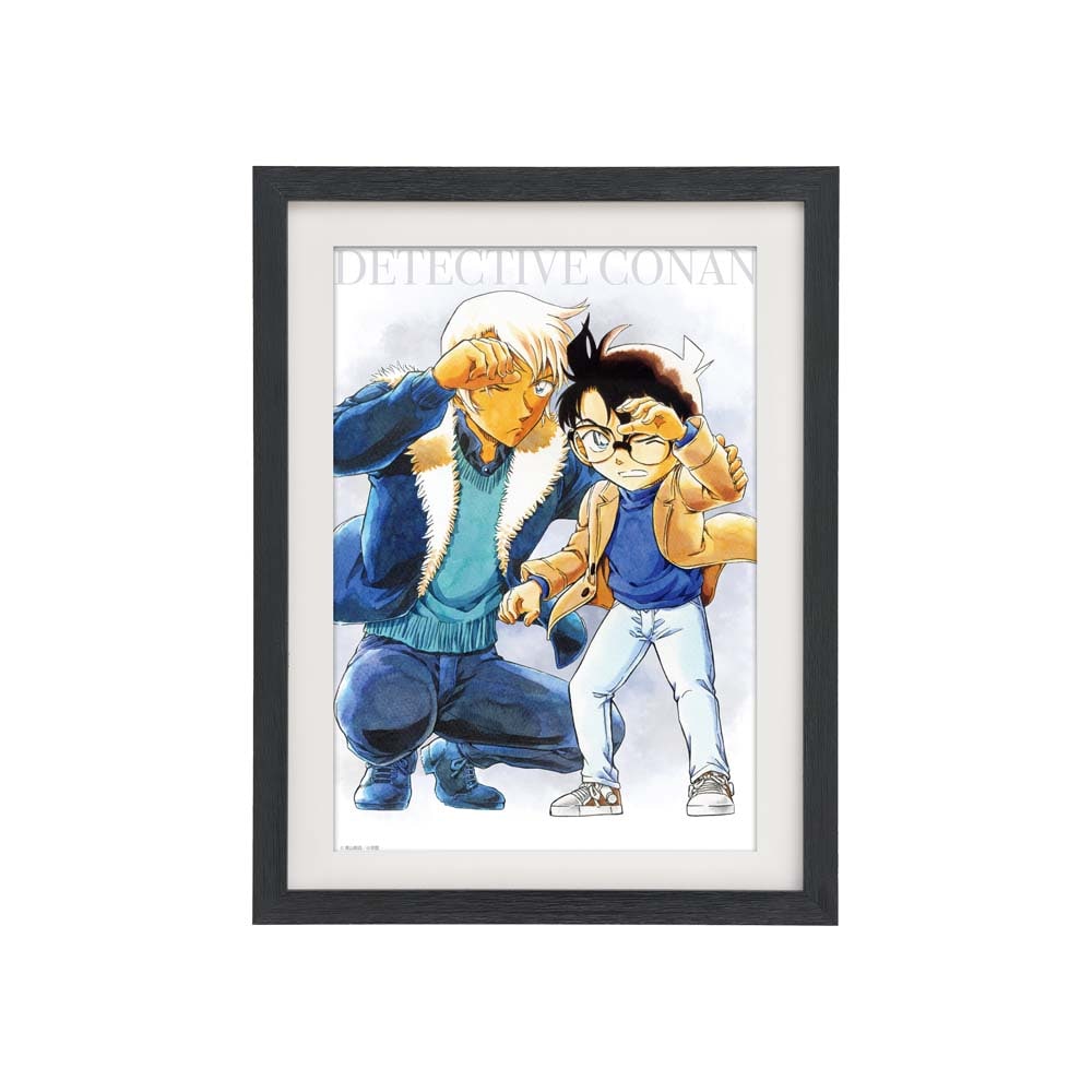 ラストラッキー賞の「青山先生イラスト額入りアート」。 [画像