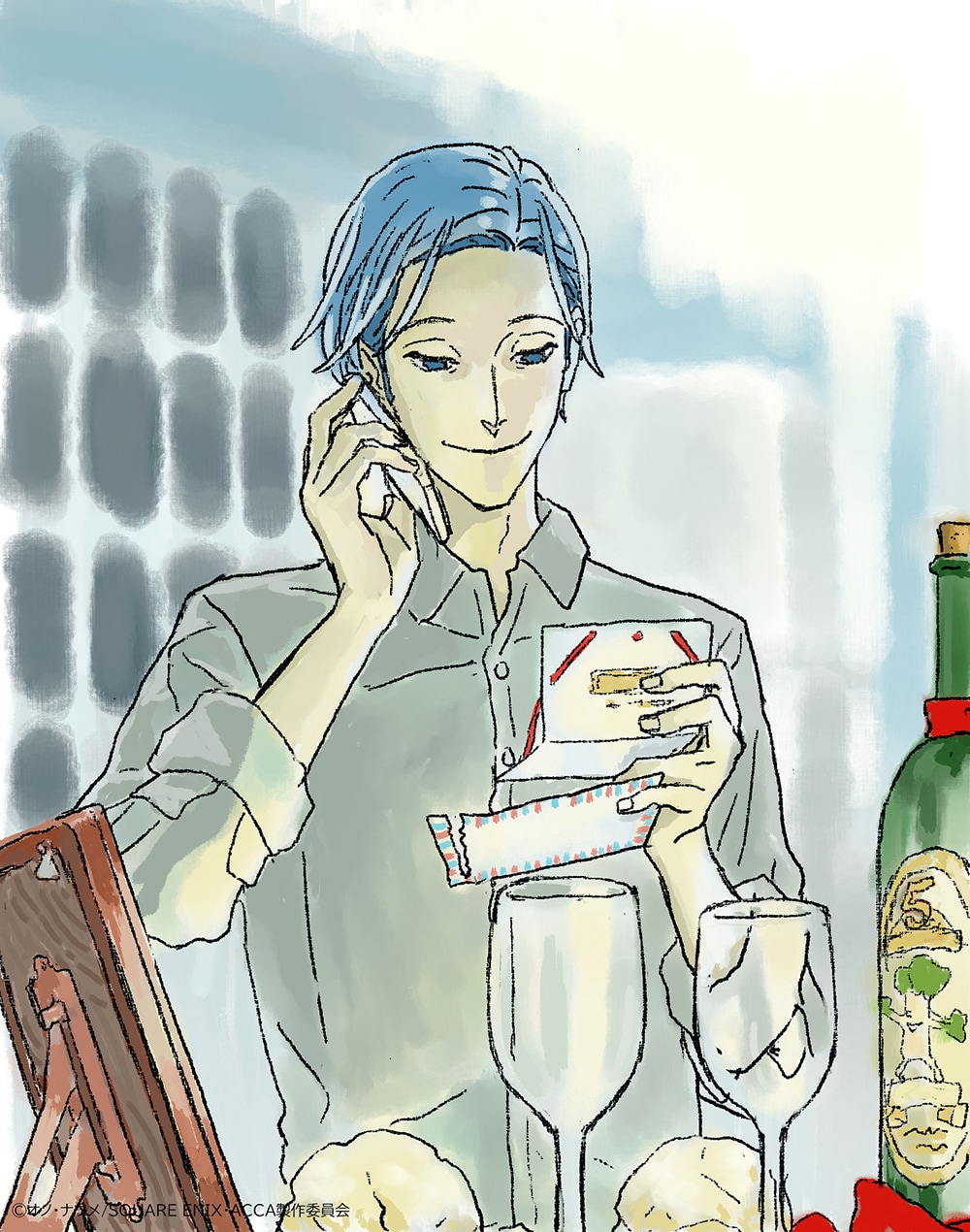 ACCA13区監察課」ニーノの誕生日イラスト公開、5周年サイトもオープン