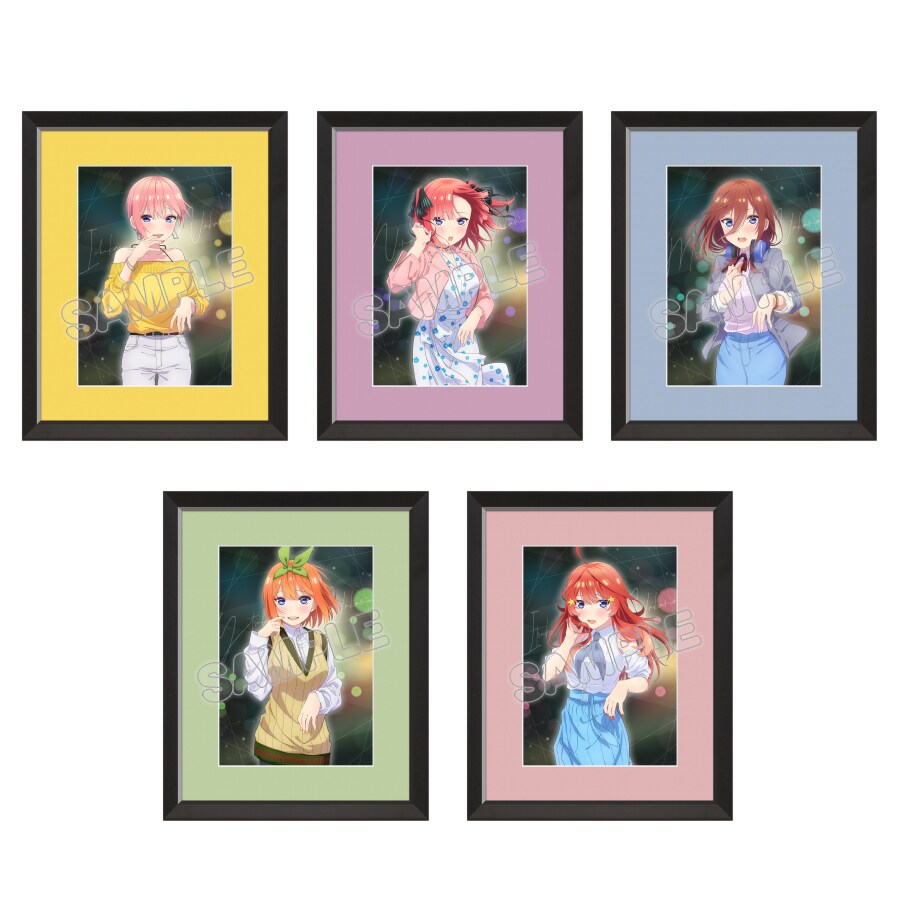 映画 五等分の花嫁／描き下ろしA5キャラファイングラフ（∬ED