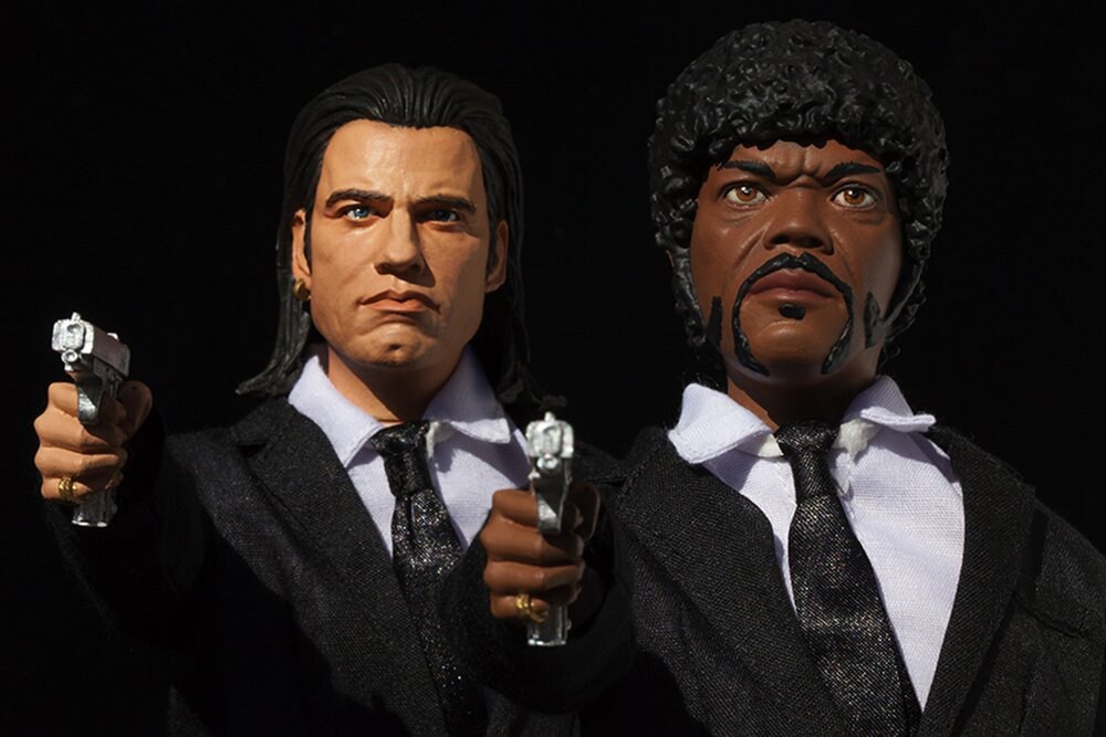 Q・タランティーノ「パルプ・フィクション」の主要4キャラがしゃべる