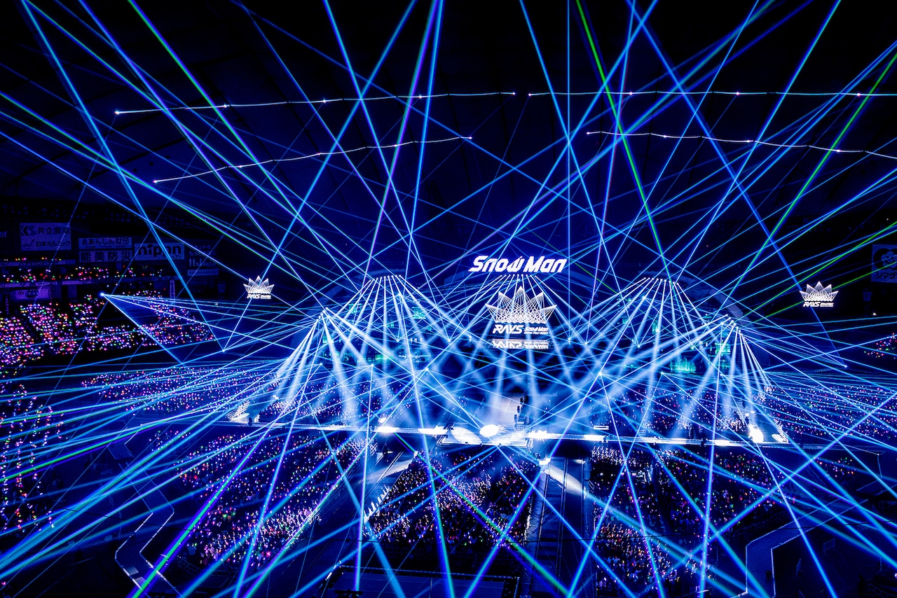 Snow Man Dome Tour 2024 RAYS」12月15日の東京・東京ドーム公演の様子