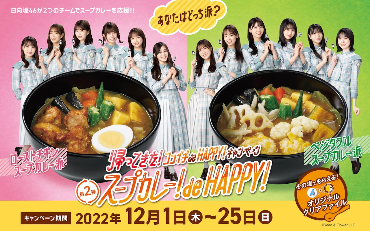 日向坂46とCoCo壱番屋、コラボキャンペーン第2弾＆第3弾発表（写真9枚