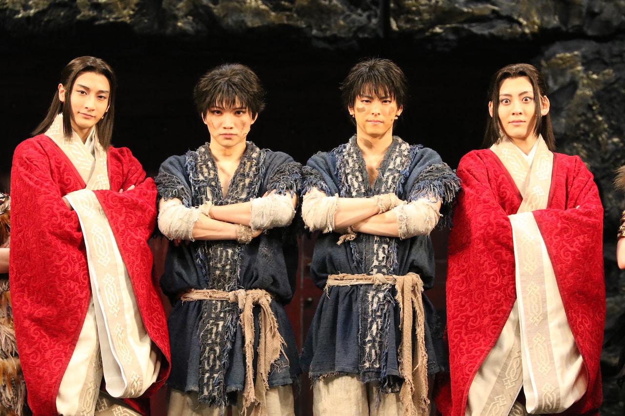 左から小関裕太、三浦宏規、高野洸、牧島輝。 [画像・動画ギャラリー 1