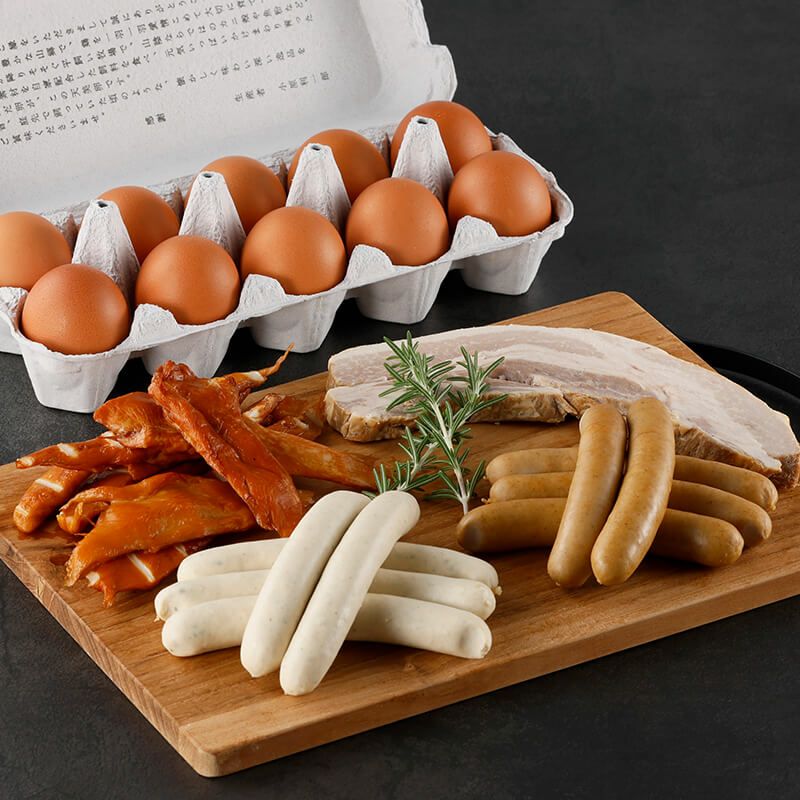 無添加燻製工房 燻製しあわせセット～天美卵と共に【無添加ソーセージ