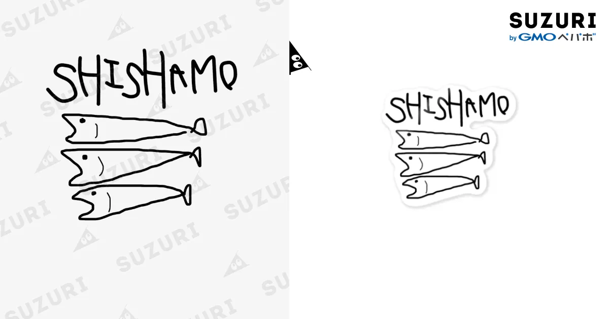 SHISHAMOステッカー / usapontaのステッカー通販 ∞ SUZURI（スズリ）
