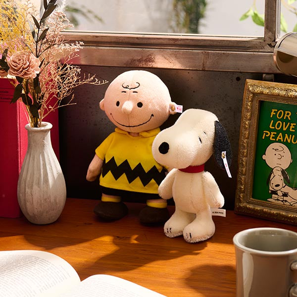 スヌーピー シュタイフぬいぐるみ (チャーリー・ブラウンとスヌーピー