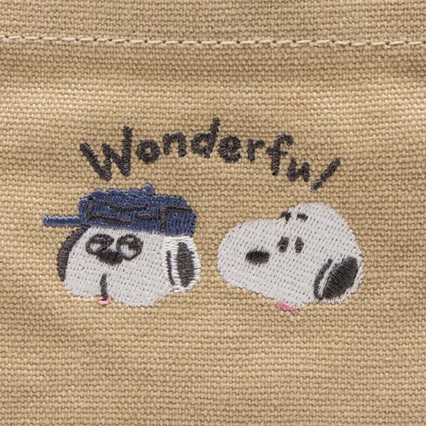 スヌーピー ミニトート (WONDERFUL BROTHERS)