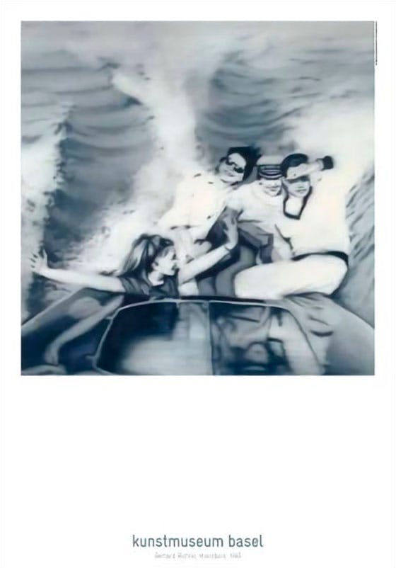 パ*ン様 ゲルハルト・リヒター ポスター Seascape パ*ン様 ゲルハルト