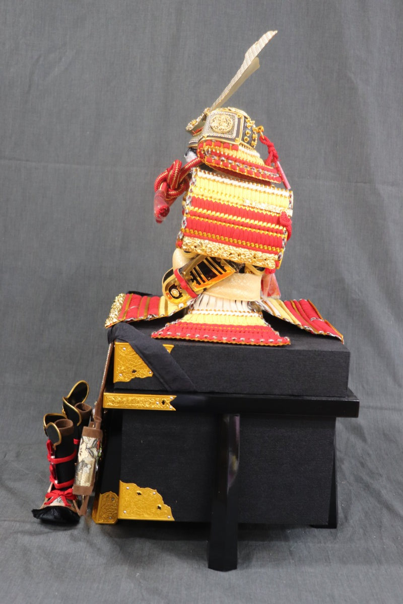 鎧平飾り五月人形セット (70cm×45cm×66cm)【送料無料】 – 節句人形の