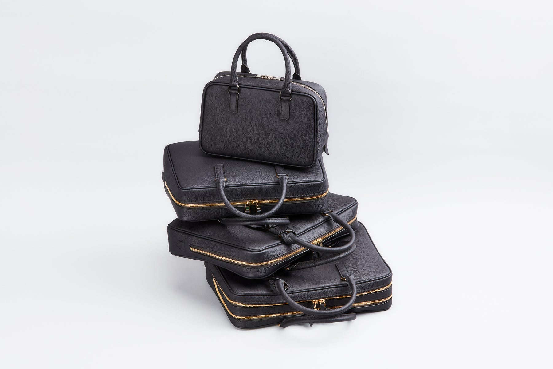 廃盤 大峡製鞄 リューク ブラックレザーバッグ 藤巻百貨店