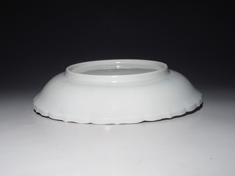 古伊万里 柿右衛門 唐獅子牡丹文 六寸強皿【延宝】 ｜ 古陶磁 大林師友堂