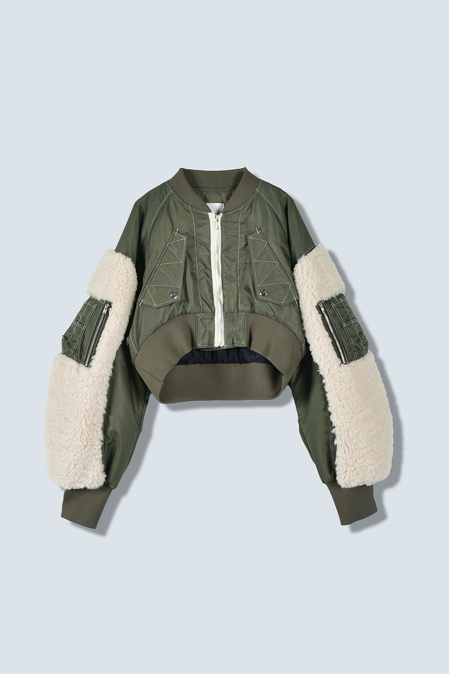 OMMO ONLINE STORE / SLEEVE BOA SHORT MA-1