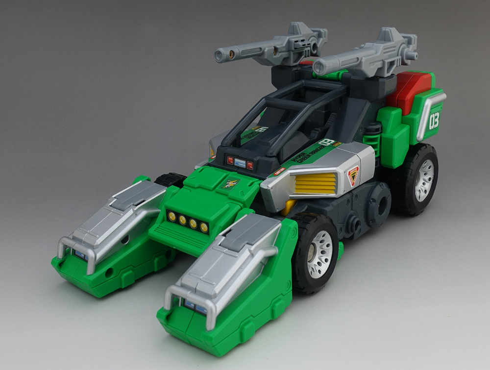 ハイパーグリーンレンジャー3号 レンジャートレーラー トミカハイパー