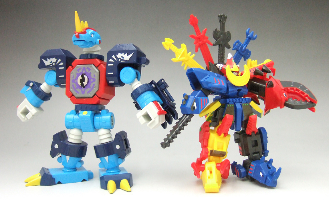 デフライノック、イントバッファス キーボッツ 合体アニマバトラス