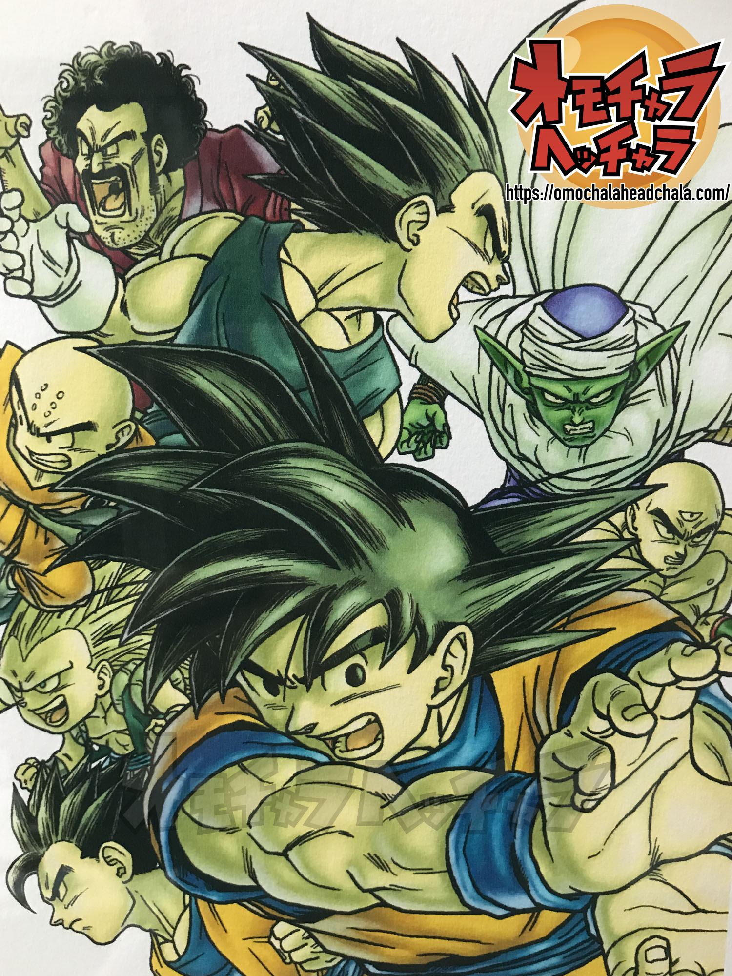 ドラゴンボール 完全版コミックス表紙絵 複製原画 ギニュー特戦隊 鳥山