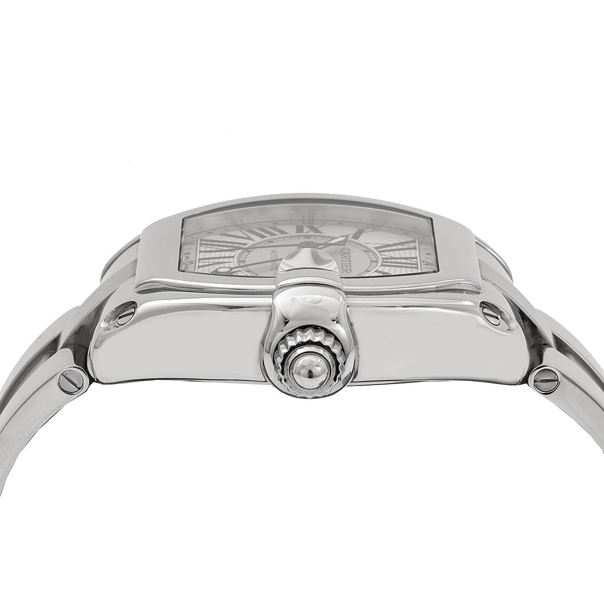 Buy Cartier Roadster W62032X6 43mm Silver Dial With Roman Numerals