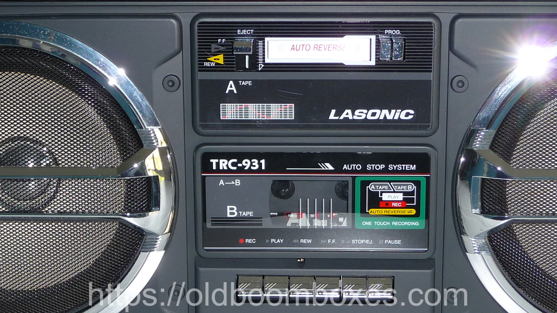 LASONIC TRC-931 Stereo Cassette Recorder 3rd Generation -