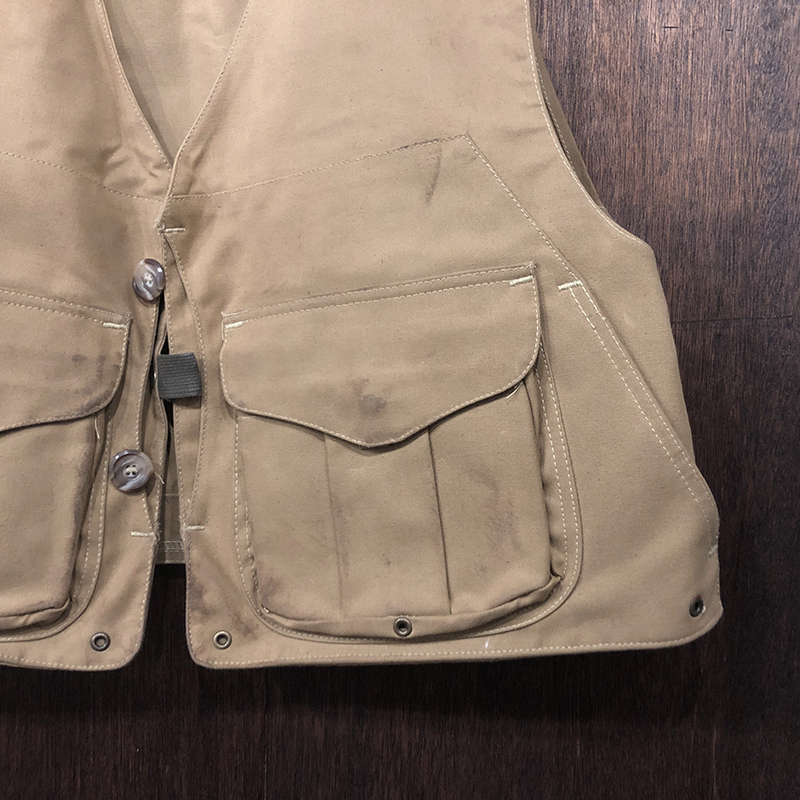 Filson Tincloth Oiled Vest 636 L Deadstock フィルソン ティンクロス