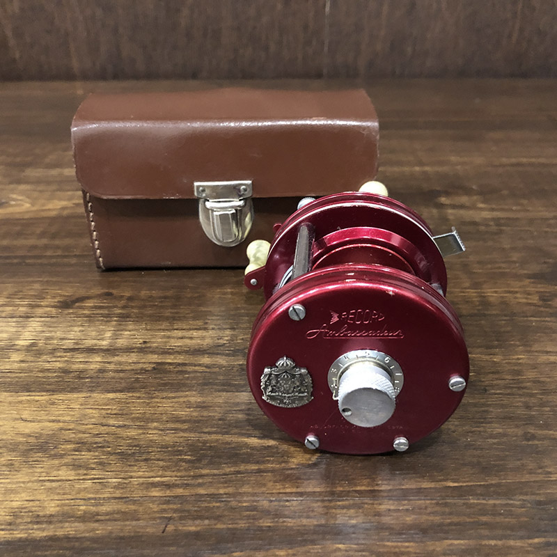 Abu Record Ambassadeur 5000 Svangsta Red With Case アブ レコード