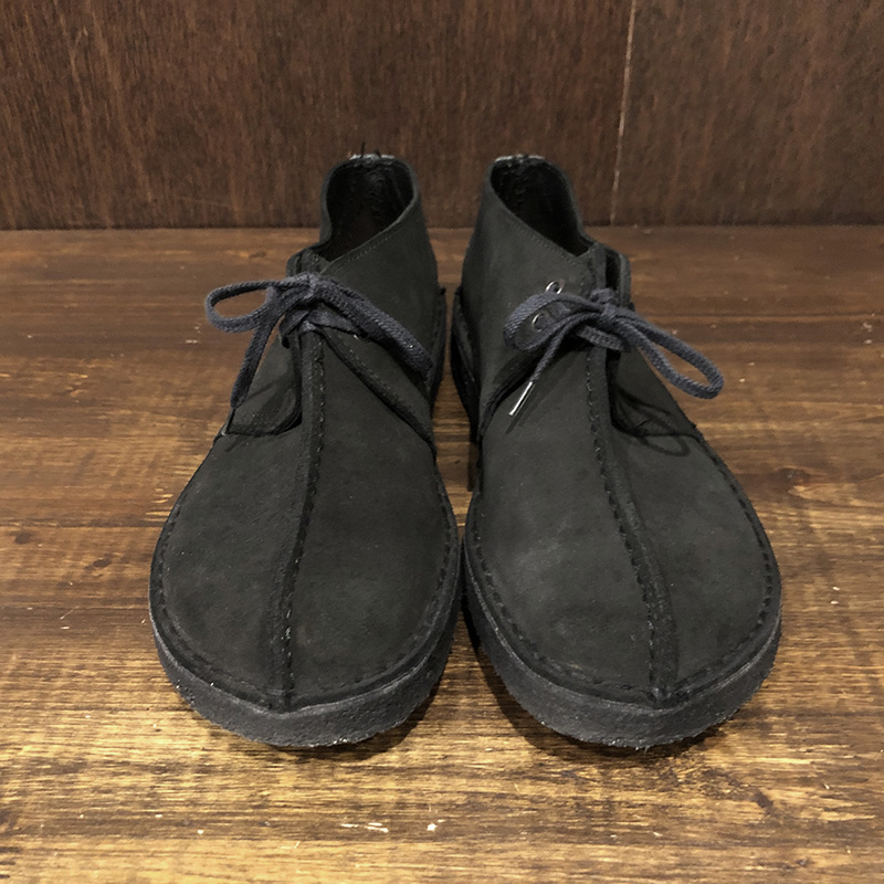 Clarks Desert Trek Black Suede Leather GB8-1/2 US9 Made in England