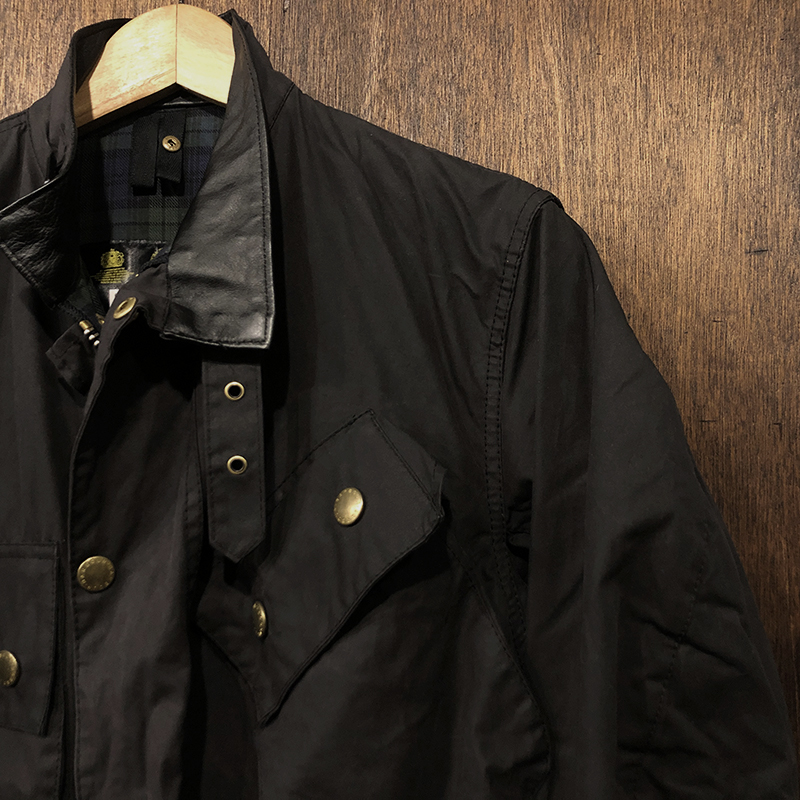 Barbour Beacon Riding Jacket 3Warrant Black C34 Mint バブアー
