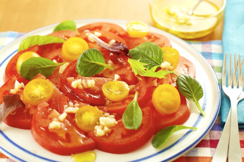 トマトのにんにくサラダ】 | Olive Oil Life オリーブオイルライフ