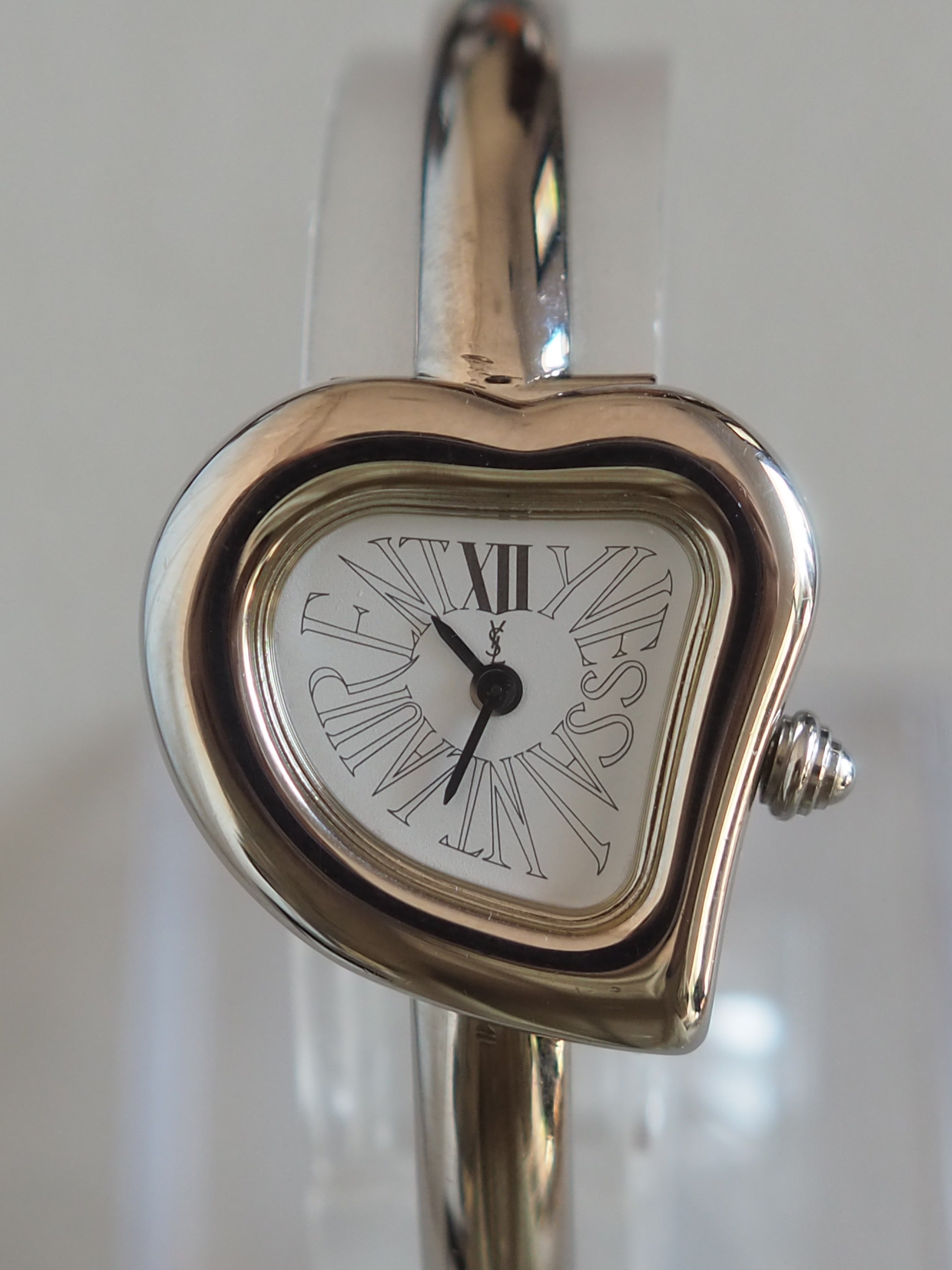 Yves Saint Laurent イヴ・サンローラン YSL ハート バングル ウォッチ