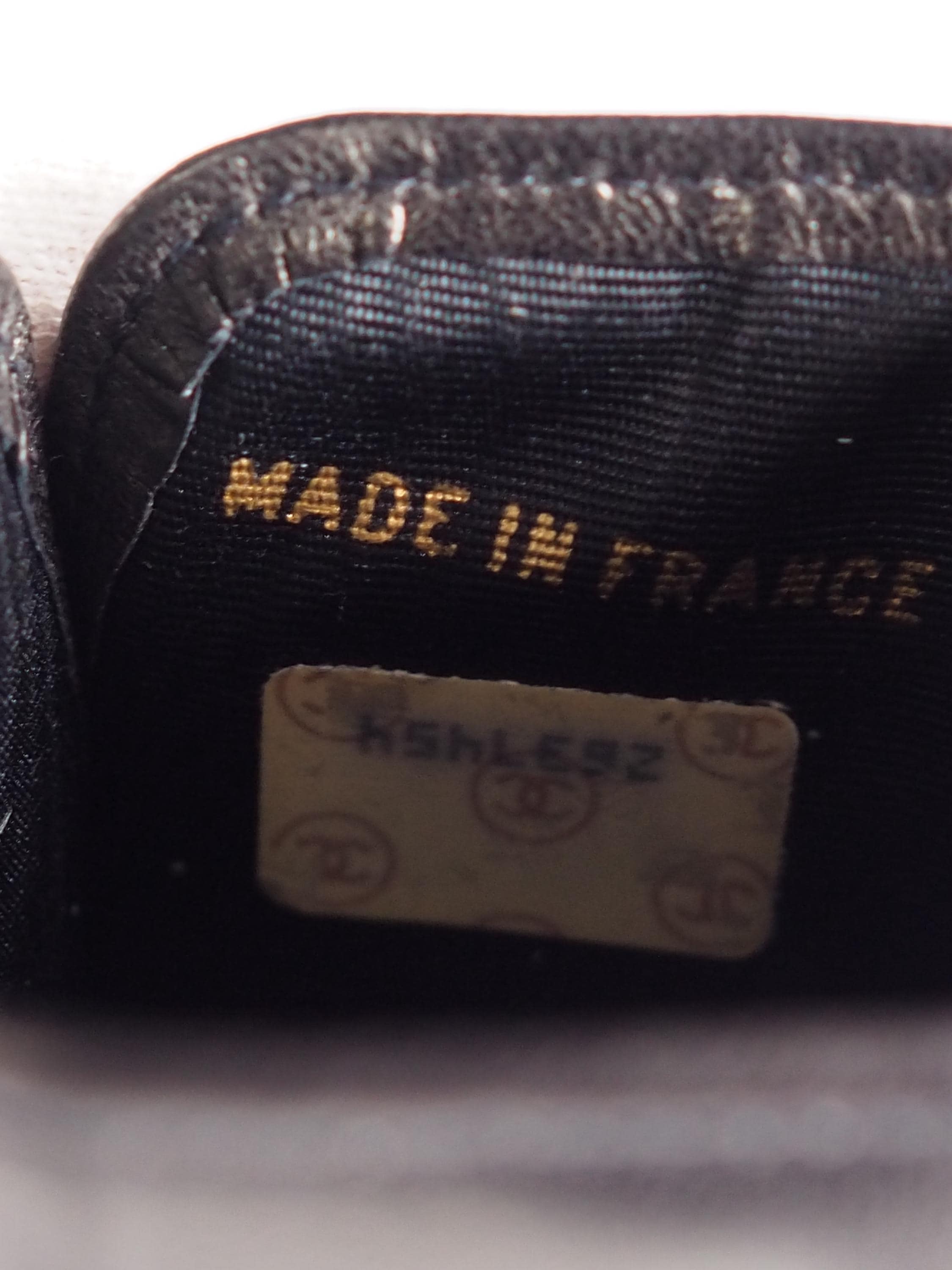 CHANEL シャネル ココ サングラスケース メガネケース ブラック レザー