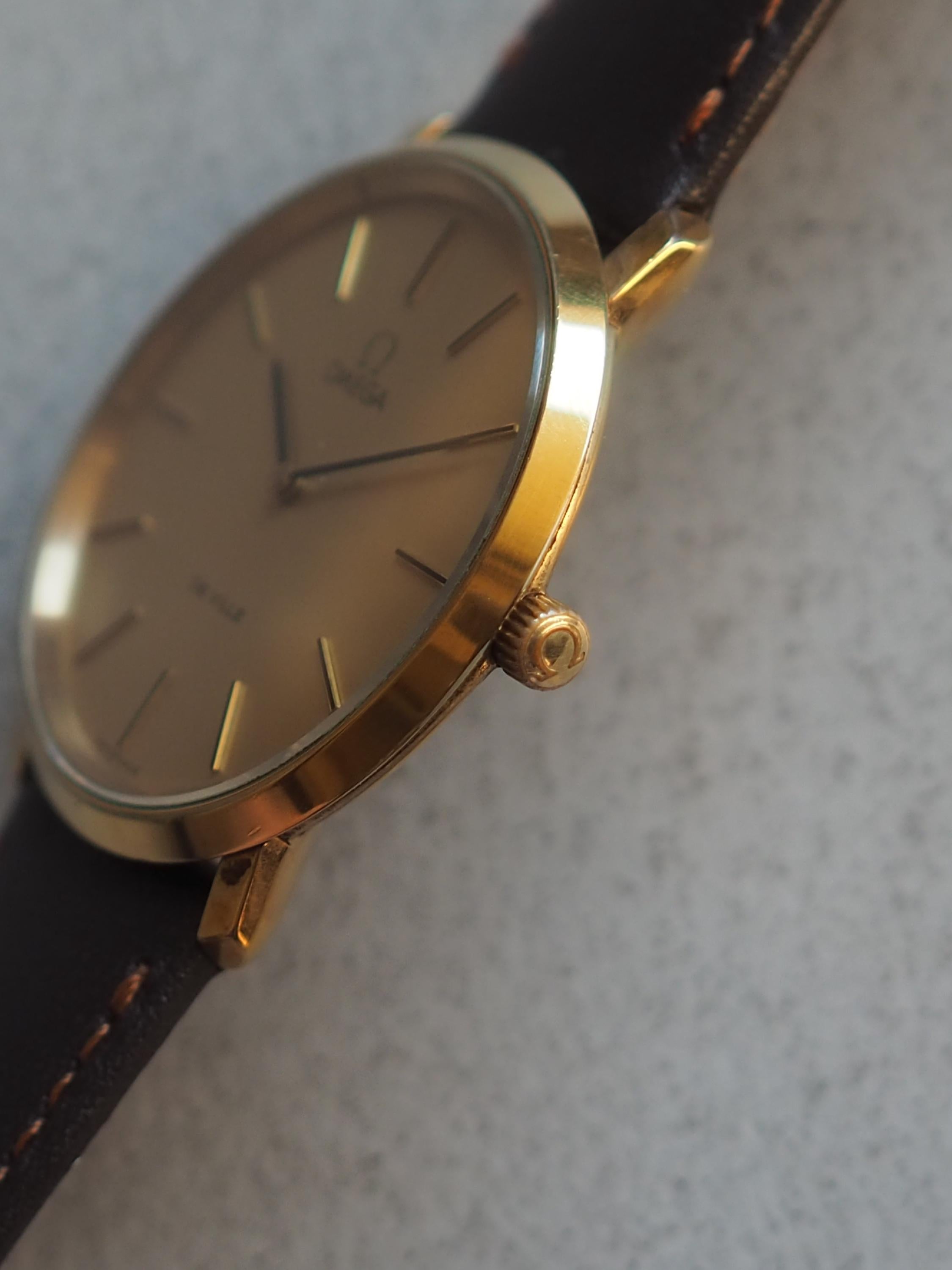 OMEGA オメガ DE VILLE デビル ラウンド ウォッチ 腕時計 ゴールド