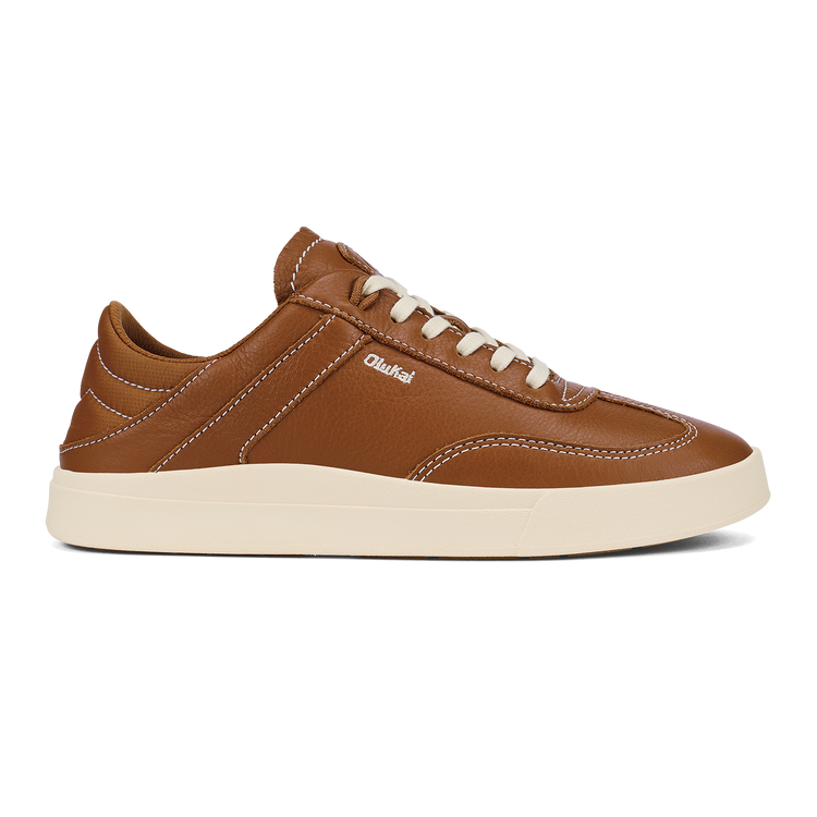 Hā'upu Women's Leather Sneakers - Fox | OluKai