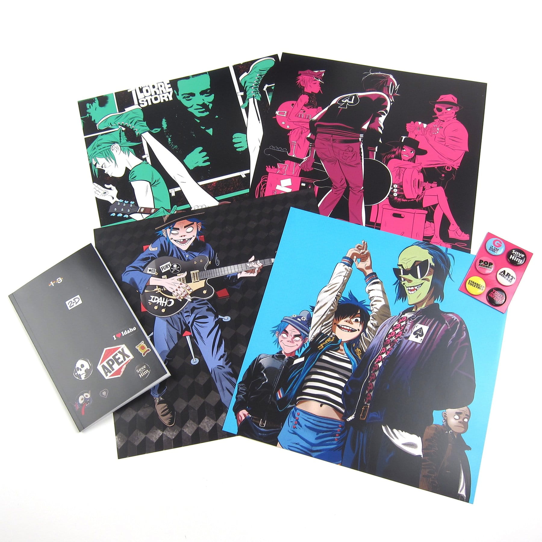 GORILLAZ The Now Now (Deluxe Limited Box Edition Petrol Turqouise