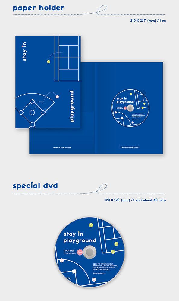 Stray Kids 2nd PHOTOBOOK stay in playground DVD + 写真集