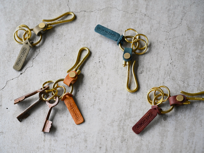 ブラスのフックキーホルダー | ONES WORKER ワンズワーカー