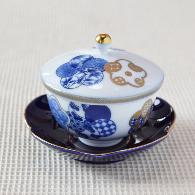 染錦梅花祥瑞）高級茶器セット（急須・湯のみセット）|有田焼の老舗
