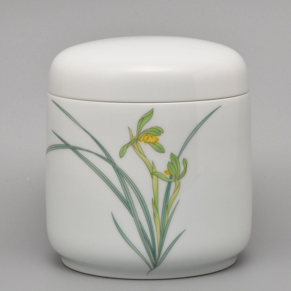 春蘭）筒型6寸骨壺|有田焼の老舗-香蘭社オンラインショップ